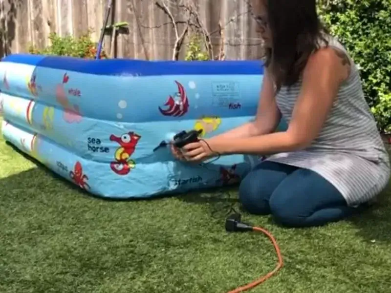 How To Inflate A Pool Float With An Electric Air Pump